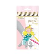 Vingerpopjes om te kleuren Graffy Puppet Prins en Prinses - Avenue Mandarine GY008